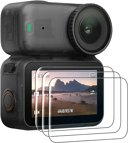 AMAZEAR Protector de pantalla para DJI Osmo Nano, 3 unidades HD de protección completa Nano vidrio templado 9H multicapa 2.5D curvo OsmoNano Kit de