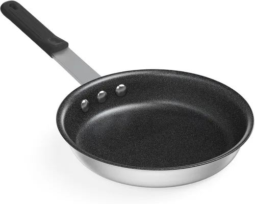 Sweetcrispy Sartén antiadherente de 8 pulgadas, sartén de aluminio de calibre pesado con base y mango de acero inoxidable, sartén antiadherente de