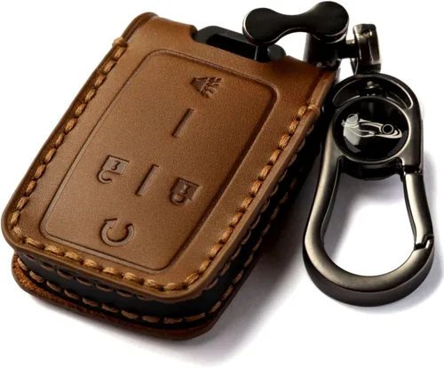 Vista 10 de Funda para llavero de coche, carcasa protectora de llaves suave con protección completa Compatible con Chevrolet Silverado Colorado GMC Canyon