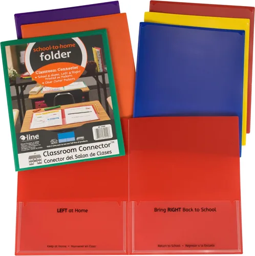 Vista 10 de C-Line aula Conector School-to-Home Fólders, Verde