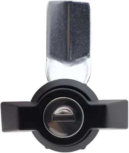 Vista 3 de Cerradura de leva desplazada de cilindro de 7/8 pulgadas con 2 llaves para caja de herramientas de recogida de camión, máquina expendedora, cajón