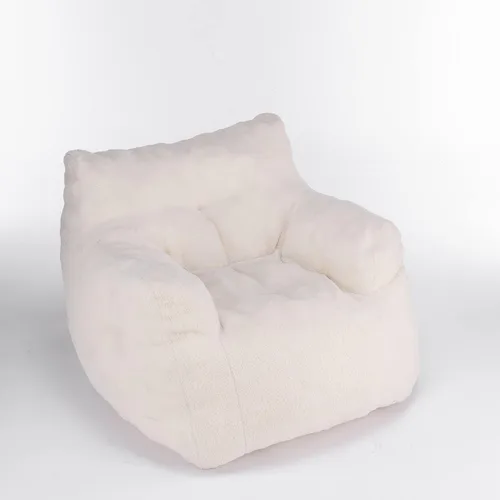 Vista 19 de kevinplus Puf - Silla de sofá individual con acento de espuma suave y esponjosa, silla de ocio de espuma de alta resistencia para sala de estar