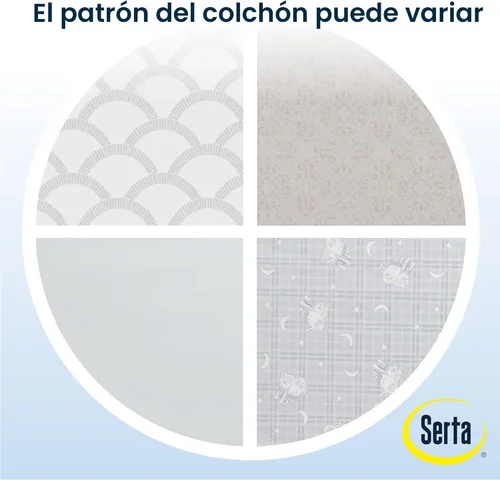 Vista 4 de Serta Perfect Start Limited - Colchón de doble cara para cuna y bebé pequeño, núcleo de fibra transpirable, certificado GREENGUARD Gold