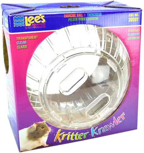 Lee's Kritter Krawler - Pelota de ejercicio, estándar, transparente, 7 pulgadas