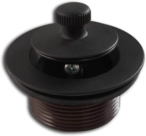 Tapón de drenaje de bañera con buje de plástico ABS, se adapta a zapatos interiores de bañera de 1-1/2 pulgadas o 1-3/8 pulgadas, fácil de instalar,