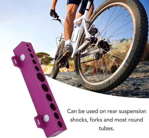 Vista 3 de Mordazas de tornillo de banco, 1 par de tornillo de banco de bicicletas de horquilla delantera Hub Abrazadera de choque trasero accesorio