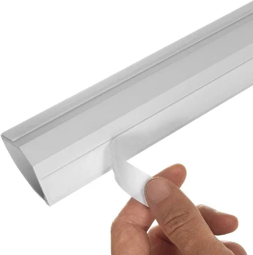 Vista 4 de Electriduct Canaleta de cable de conducto de esquina pequeña (Serie 1075), 5 pies, color beige