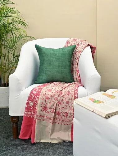 Vista 5 de Juego de 2 almohadas decorativas para sofá cama, almohadas decorativas de sala de estar, almohadas rústicas, fundas de almohada sólidas de seda