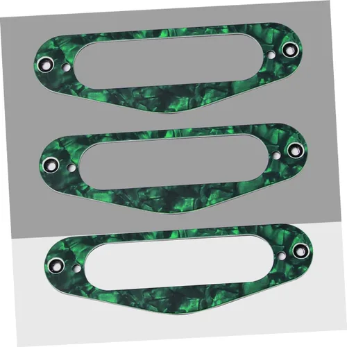 Vista 4 de VICASKY 3 unids Gb405f Guitarra Pickup Frame Anillo de montaje Verde Humbucker Anillos para Guitarras Single Coil Pickup Accesorio
