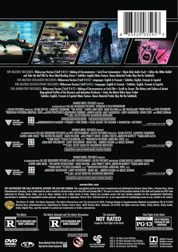 Vista 2 de 4 Film Favorites The Matrix Collection (The Matrix The Matrix Reloaded The Matrix Revolutions The Animatrix)