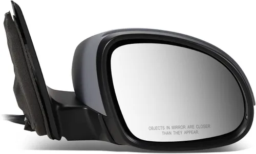 Vista 7 de DNA Motoring OEM-MR-VW1320122 - Espejo retrovisor calefactado con ajuste de potencia lateral izquierdo gris con señal de giro compatible con Jetta