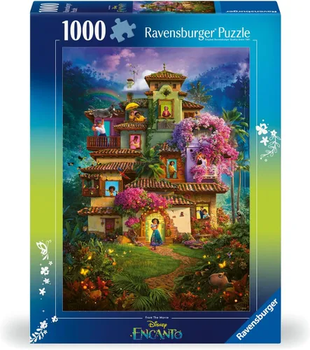 Vista 2 de Ravensburger Disney Encanto - Rompecabezas de 1000 piezas para adultos, cada pieza es única, la tecnología Softclick significa que las piezas