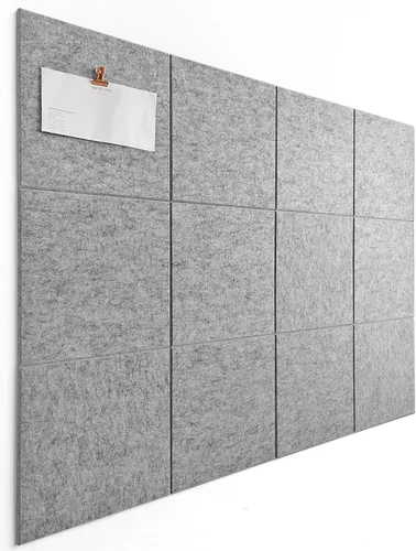 Vista 6 de Tablero de anuncios verde Gran alternativa a los tableros de corcho para paredes Tablero de corcho de fieltro para oficina, hogar y aula