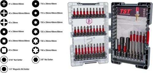 Vista 2 de Wiha 76884 Juego de brocas de impacto MaxxTor de 40 piezas