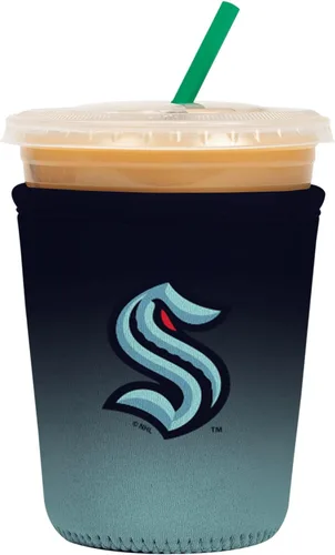 Vista 7 de Sok It Java Sok NHL - Funda de neopreno aislada para taza de café helado y soda fría (Patos Anaheim, S: 16-20 onzas)