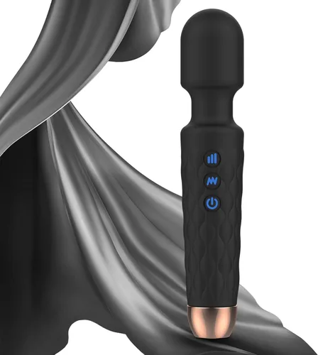 Vista 12 de Masajeador personal, masajeador micro inalámbrico, potente combinación de funciones, impermeable y portátil, adecuado para dolor de cuello, piernas