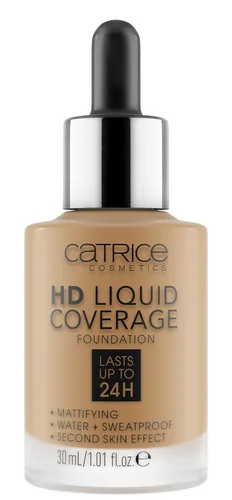 Vista 28 de Catrice Base de cobertura líquida HD, impecable, de alta cobertura, vegana y libre de crueldad (002 beige porcelana)