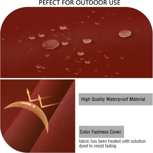 Vista 157 de idee-home Cojines impermeables para asiento de exteriores, para muebles de patio, cojines de repuesto para asiento profundo Hampton Bay