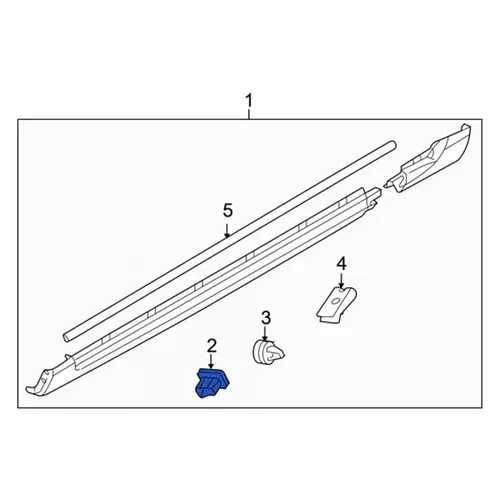 Vista 5 de Rexka Clip deflector de piedra de moldeo basculante para Volvo S40 S80 V70 XC60 XC70 31214496 8678010 2004-2017