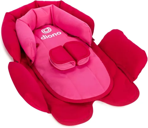 Vista 13 de Diono Cuddle Soft - Soporte para la cabeza 2 en 1 con almohadillas para el pecho, color gris/Ártico