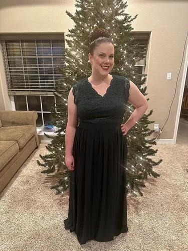 Vista 89 de Dressystar - Vestido de dama de honor, sin mangas, con cuello en V, para fiesta de boda