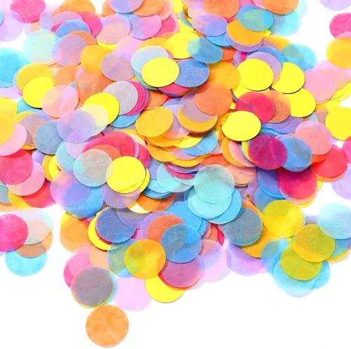 Vista 7 de Outus Confeti redondo multicolor de 1 pulgada (3.5 oz)
