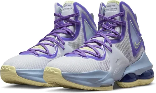 Vista 2 de Nike Lebron 19 (GS) - Tenis de baloncesto para niños, negro, rojo (BlackBlack-university Red)