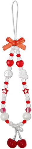 Vista 12 de cioatu Dijes para teléfono, bonita correa de muñeca para teléfono celular, correa de muñeca para bolsa, Airpods, cámara, colgantes, decoración