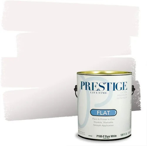 Vista 85 de Prestige Paints - Pintura exterior e imprimación en uno, 1 galón, plano, E500-P-A011GP
