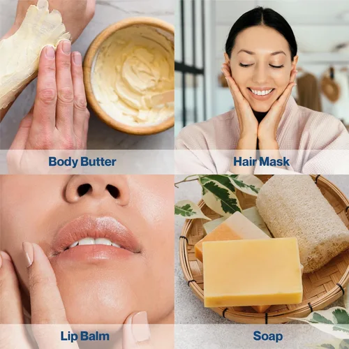 Vista 4 de uh*Roh*Muh Mantequilla Kokum refinada de alta calidad, ingrediente perfecto para el cuidado de la piel y el producto para el cuidado del cabello