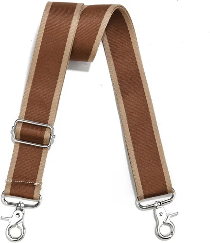 Vista 99 de Correa de Bolso Ancha Correa de Hombro Ajustable Correa de Repuesto Cruzada Correa de Bolso de Hardware Plateado