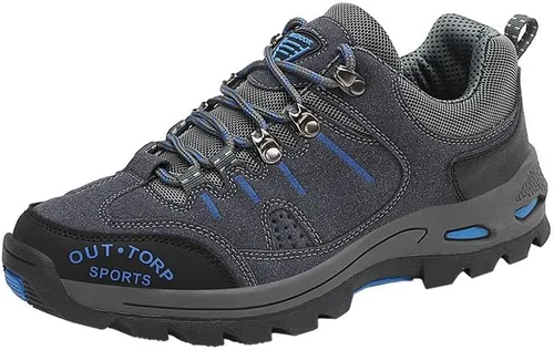 GWTAECH Botas con punta de acero para hombre, botas de seguridad impermeables, construcción indestructible, a prueba de pinchazos, ligeras,