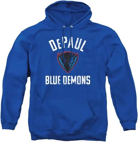 Vista 138 de LOGOVISION Colección oficial de sudaderas con capucha para adultos con logotipo desgastado grande universitario