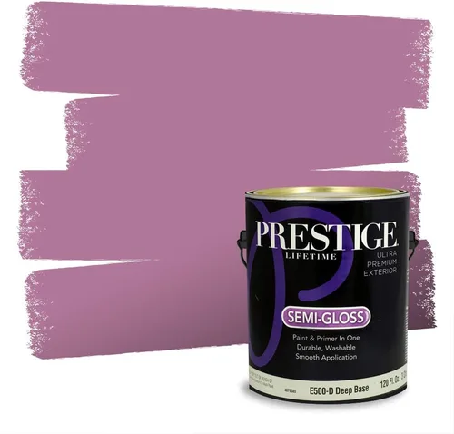 Vista 589 de Prestige Paints Pintura exterior e imprimación en uno, 1 galón, plano, coincidencia comparable de Valspar* Amber Rose*