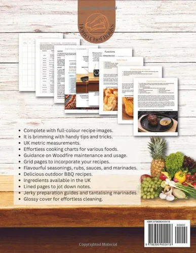 Vista 2 de THE WOODFIRE WAY - NINJA Electric BBQ Grill & Smoker for Beginners. Discover the eco-friendly Ninja Woodfire Electric Pellet Smoker, a versatile