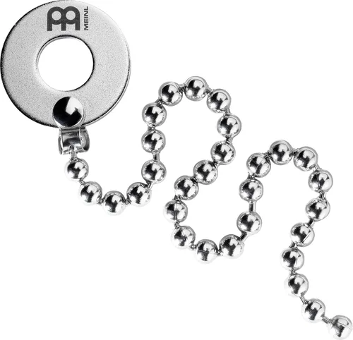 Platillo Sizzler de Bacon Pesado para Ride, Crash, China y Efectos sin Remaches Requeridos — Cadena con Cuentas Superior para Jazz o Cualquier