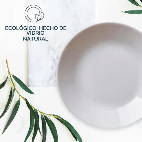 Vista 7 de Corelle 3125 Vitrelle Tazón de Cereales de Vidrio Winter Frost, Blanco, 18 oz, Paquete de 6