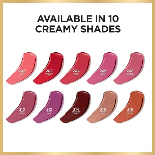 Vista 6 de L'Oreal Paris - Lápiz labial de apariencia satinada con aceites preciosos y ricos pigmentos