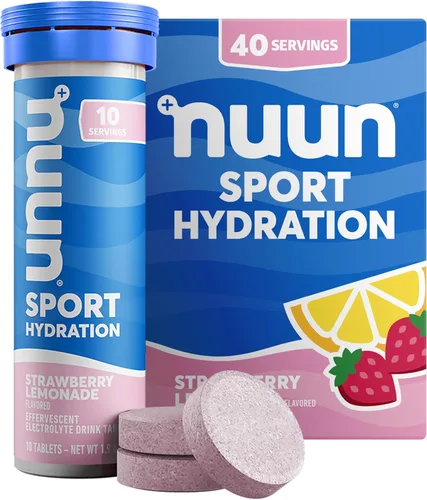 Vista 18 de Nuun Sport - Tabletas de electrolitos para una hidratación proactiva, ponche de frutas, paquete de 8 (80 porciones)
