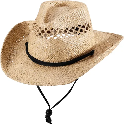 Sombrero de vaquero de paja para mujer, sombrero de vaquero para mujer, sombrero de playa para verano, borde ancho moldeable