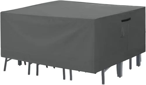 Vista 39 de ABCCANOPY Cubierta de Mesa Rectangular Cubierta de Mesa Universal Cubierta de Silla para Exteriores Impermeable y a Prueba de Polvo Resistente al