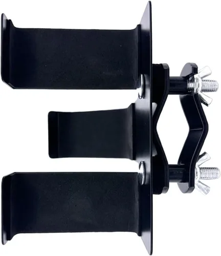 Vista 3 de Soporte de micrófono de percusión Mini estante para panderetas y agitadores Soporte de micrófono para abrazaderas en cualquier micrófono común