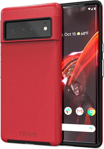 Vista 38 de Crave Dual Guard para Google Pixel 6 Pro, funda de doble capa de protección contra golpes para Google Pixel 6 Pro - Aguamarina