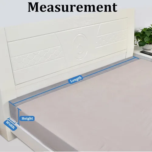 Vista 8 de YURRO Cojín rectangular de espuma viscoelástica suave para colchón de pared, protector de cama, extensor de colchón de cama Queen/King, 3.9 in/5.9