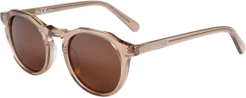 Vista 8 de ZENOTTIC Gafas de sol polarizadas redondas vintage para hombres y mujeres con protección UV400 C01 Marco Negro Lente Gris Gradiente