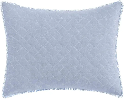 Vista 12 de Laura Ashley Inicio - Almohada con cierre de sobre, elegante decoración del hogar para cama o sofá (blanco Annabella, 18 x 18 pulgadas)