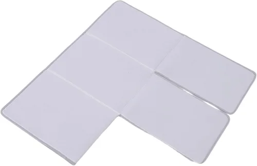 Cabilock Foldable Ironing Board with Heat Resistant Iron Rest Pad Portable Compact Space-Saving Travel Iron Mat for Home and Vacation Use Design