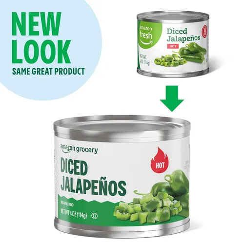 Vista 4 de Yaxa Fresh, Pimientos jalapeños picados, picantes, 4 onzas