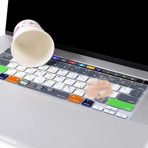Vista 5 de MOSISO Keyboard Cover Compatible with MacBook Pro 13 M2 2023,2022,2021 2020 M1 A2338 A2289 A2251&Compatible with MacBook Pro 16 2020 2019 A2141