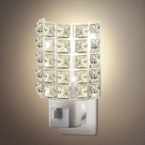 Vista 8 de Luz nocturna LED, luces nocturnas que se enchufan a la pared con interruptor de encendido/apagado manual, luz nocturna enchufable con diseño